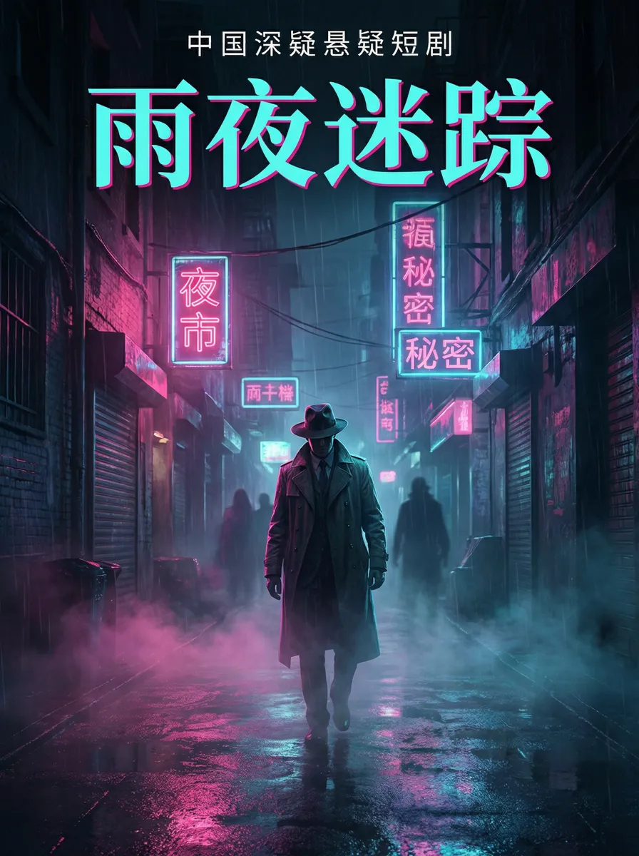 赘婿免费 悬疑追踪短剧 - 雨夜迷踪海报